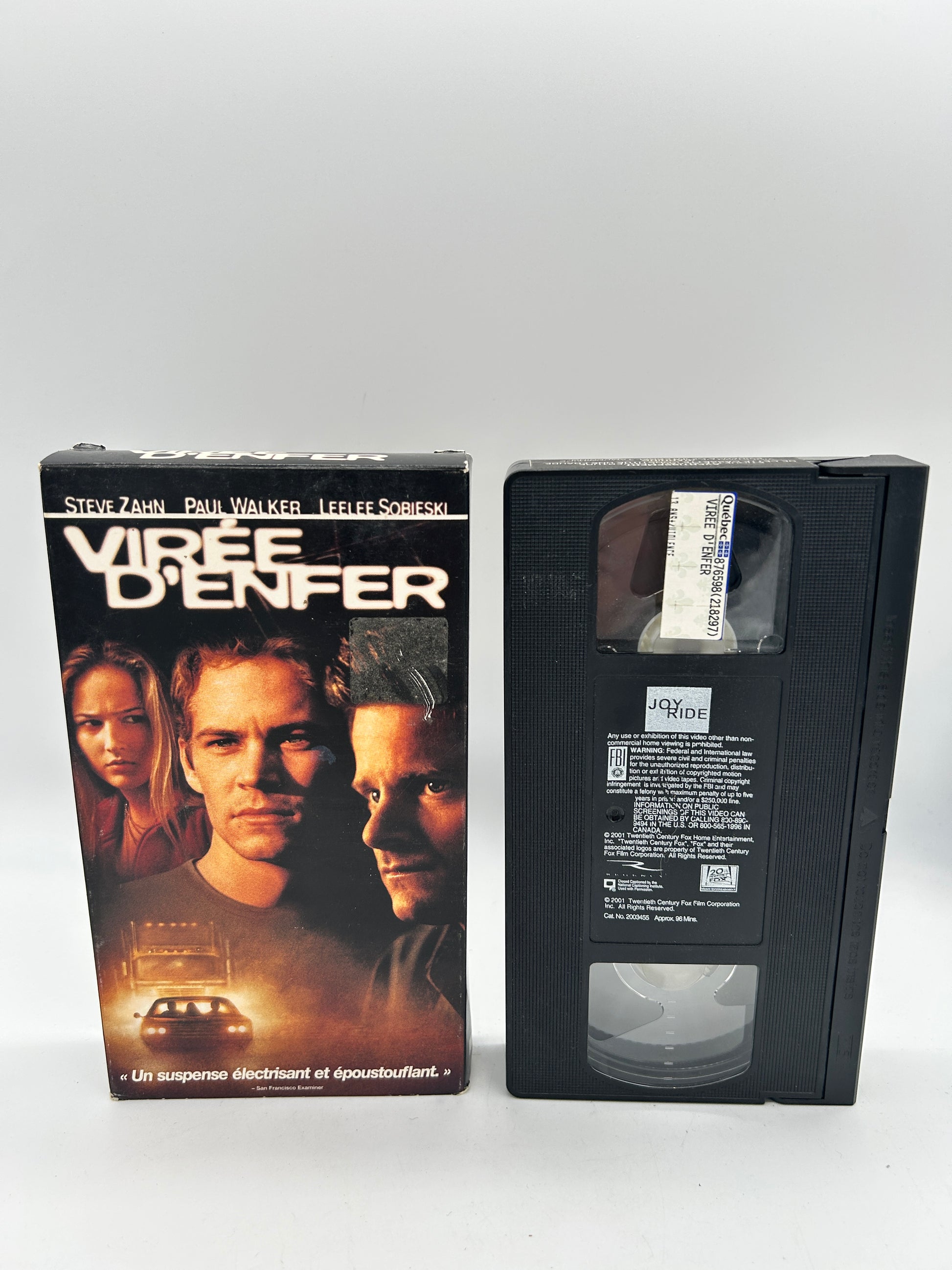 FiLM VHS FRANCAiS | ViREE D'ENFER [JOY RiDE]