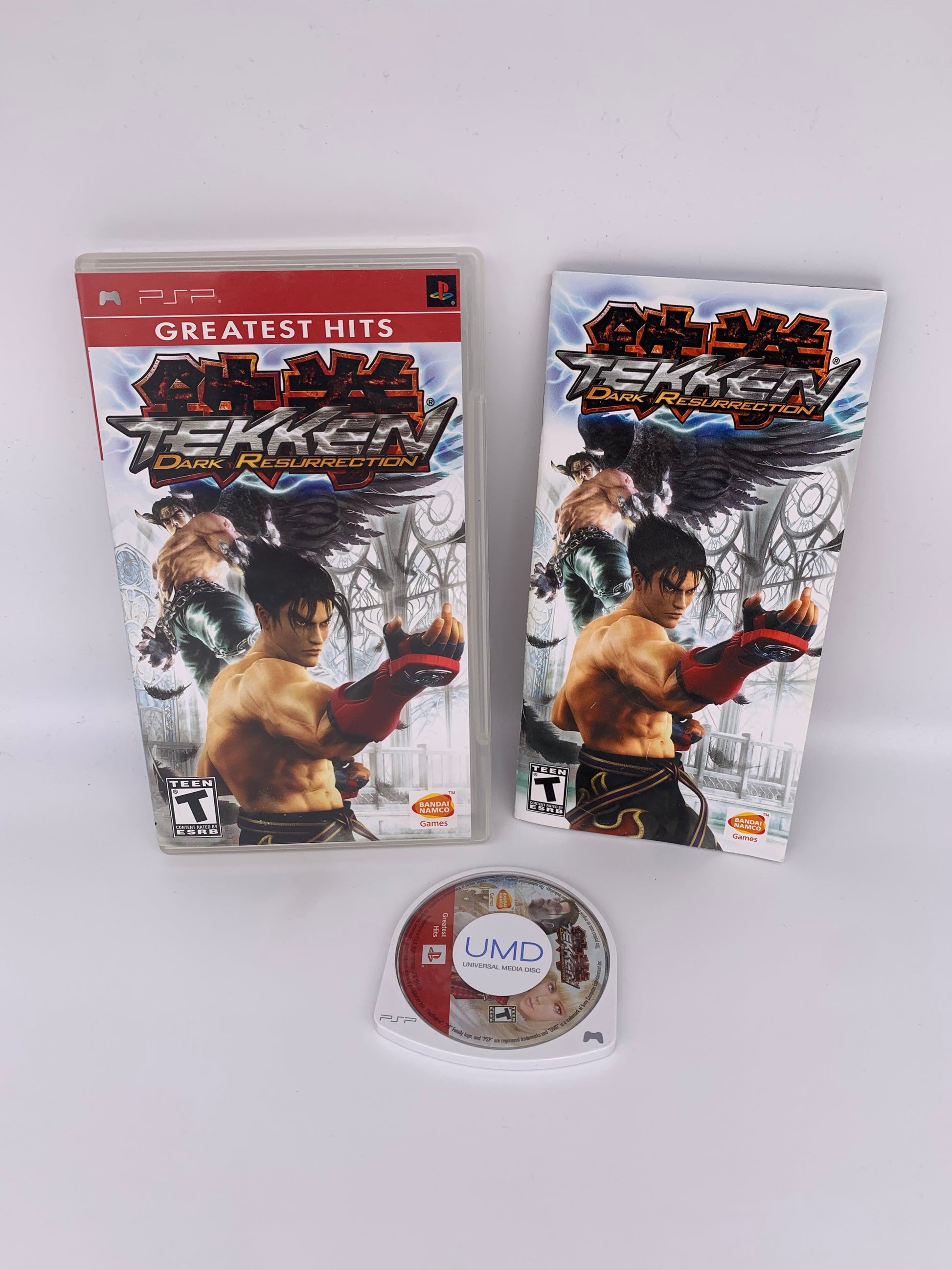 PiXEL-RETRO.COM : SONY PLAYSTATION PORTABLE (PSP) COMPLET CIB BOX MANUAL GAME NTSC TEKKEN DARK RESURECTION