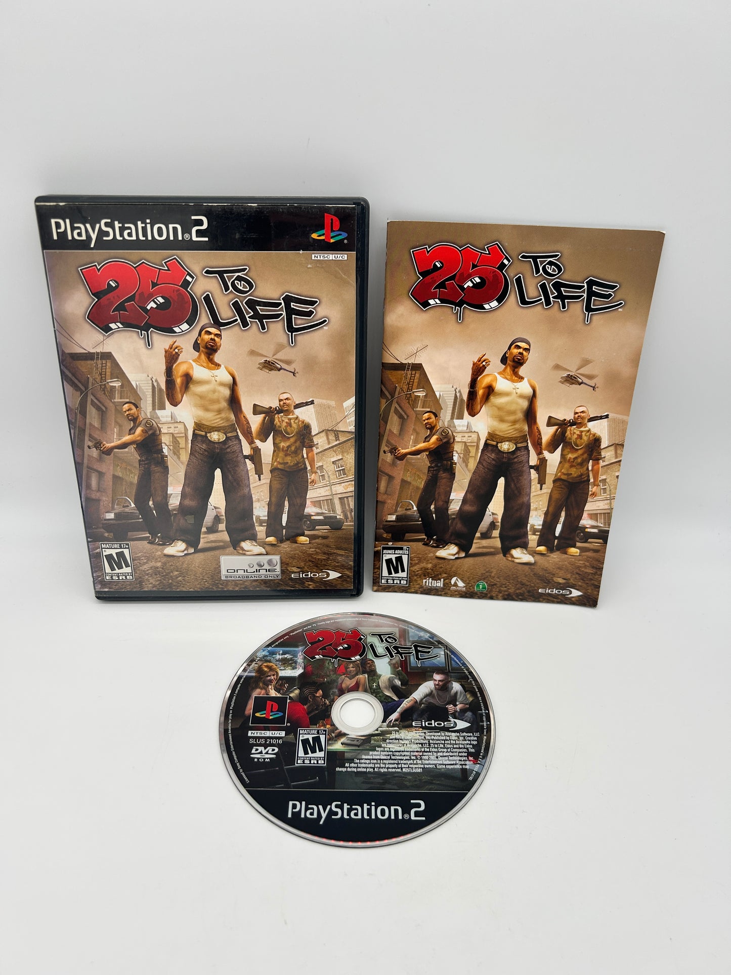 PiXEL-RETRO.COM : SONY PLAYSTATION 2 (PS2) COMPLET CIB BOX MANUAL GAME NTSC  25 TO LIFE