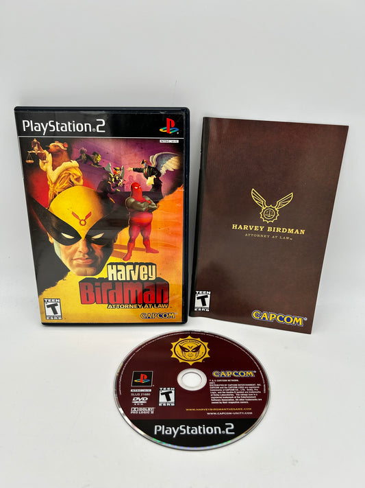 PiXEL-RETRO.COM : SONY PLAYSTATION 2 (PS2) COMPLET CIB BOX MANUAL GAME NTSC HARVEY BIRDMAN ATTORNEY AT LAW