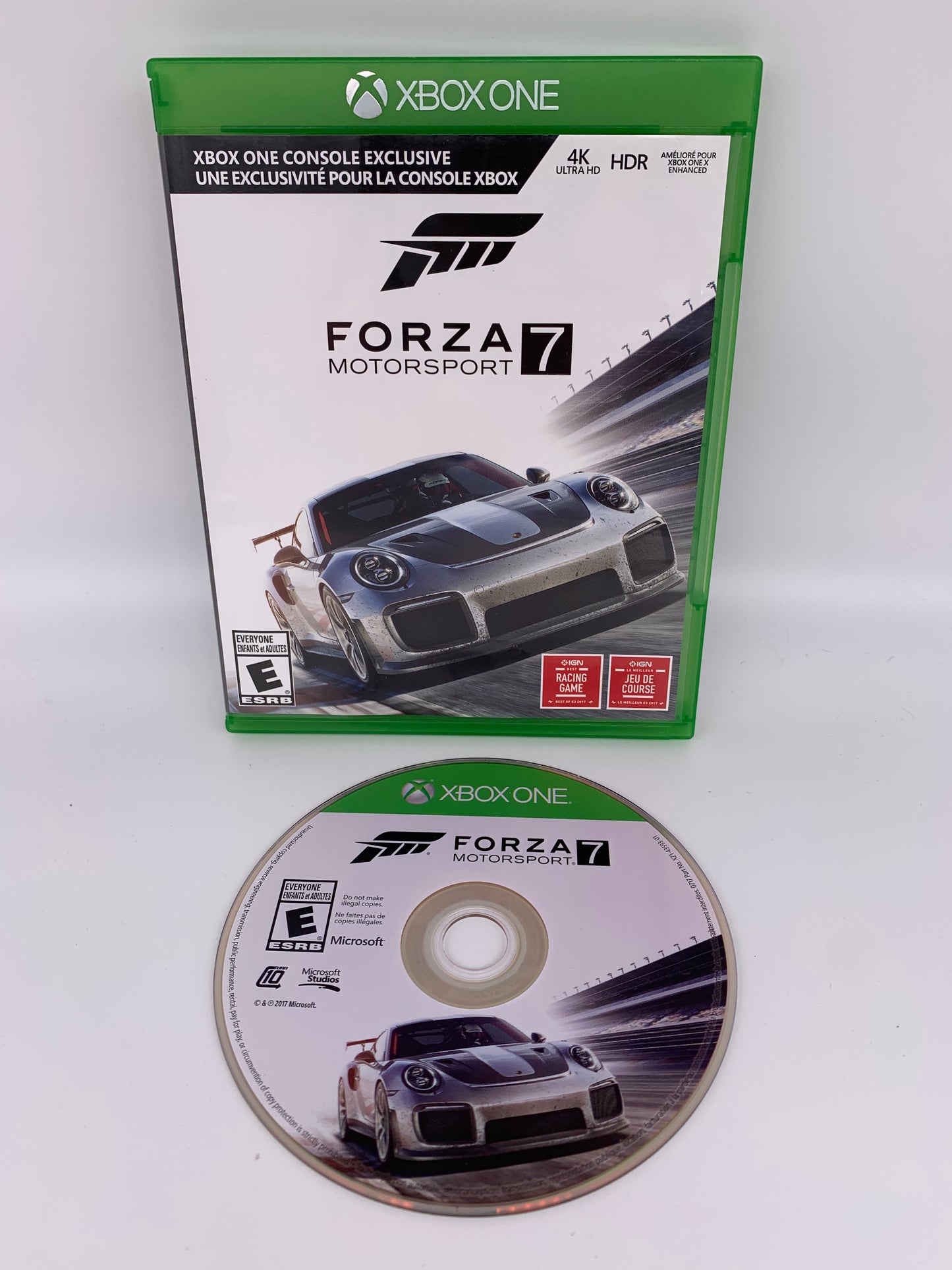 PiXEL-RETRO.COM : MICROSOFT XBOX ONE COMPLETE CIB BOX MANUAL GAME NTSC FORZA MOTORSPORT 7
