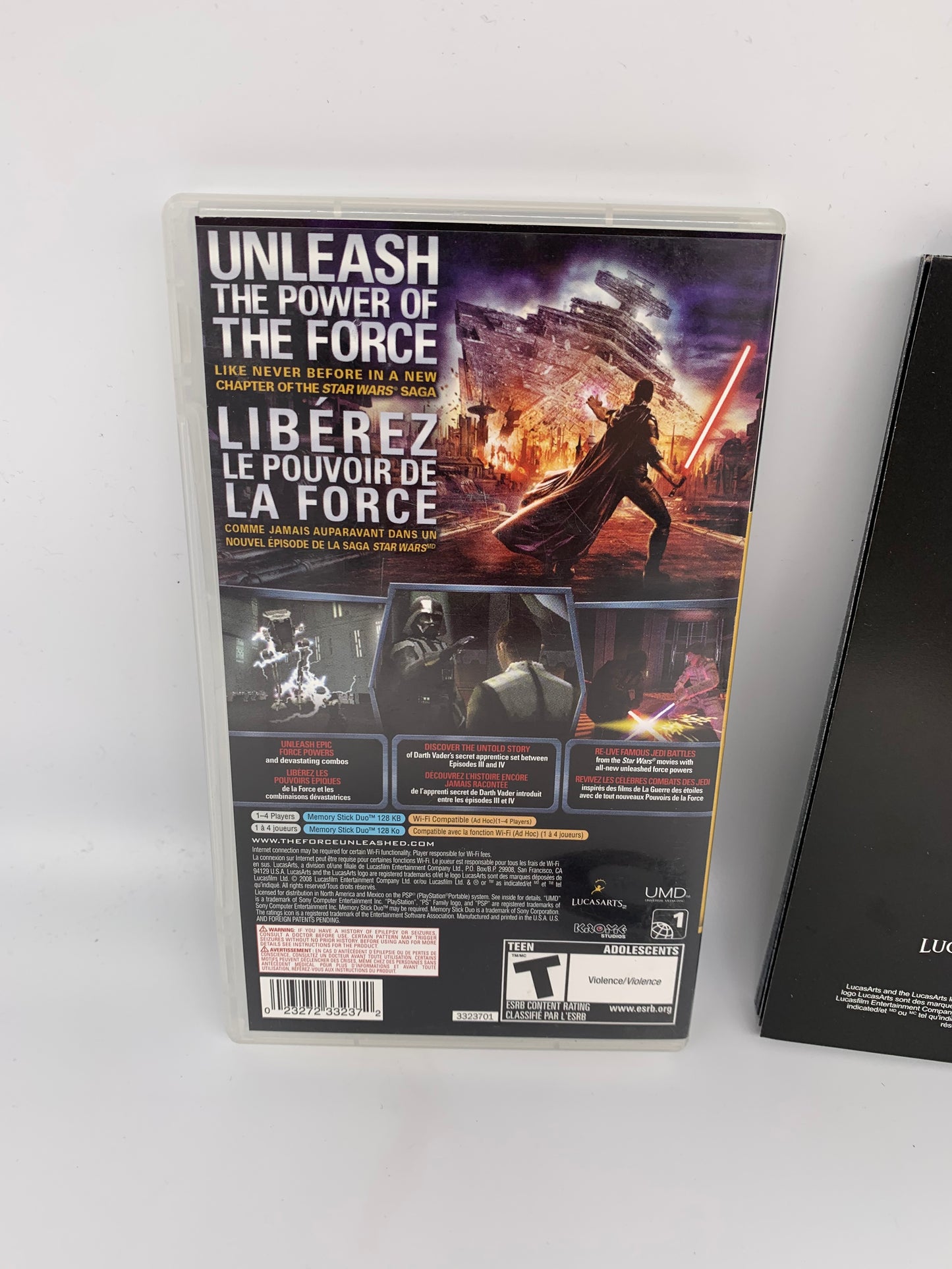 SONY PLAYSTATiON PORTABLE [PSP] | STAR WARS THE FORCE UNLEASHED