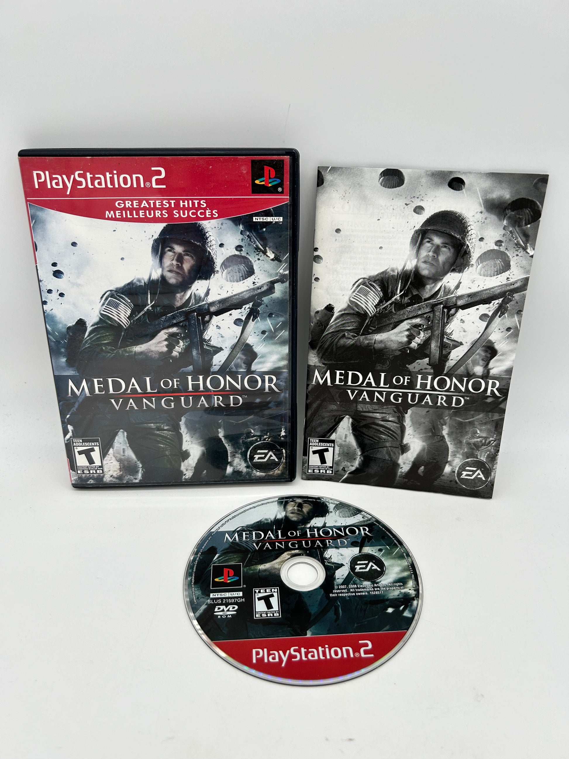 PiXEL-RETRO.COM : SONY PLAYSTATION 2 (PS2) COMPLET CIB BOX MANUAL GAME NTSC MEDAL OF HONOR VANGUARD