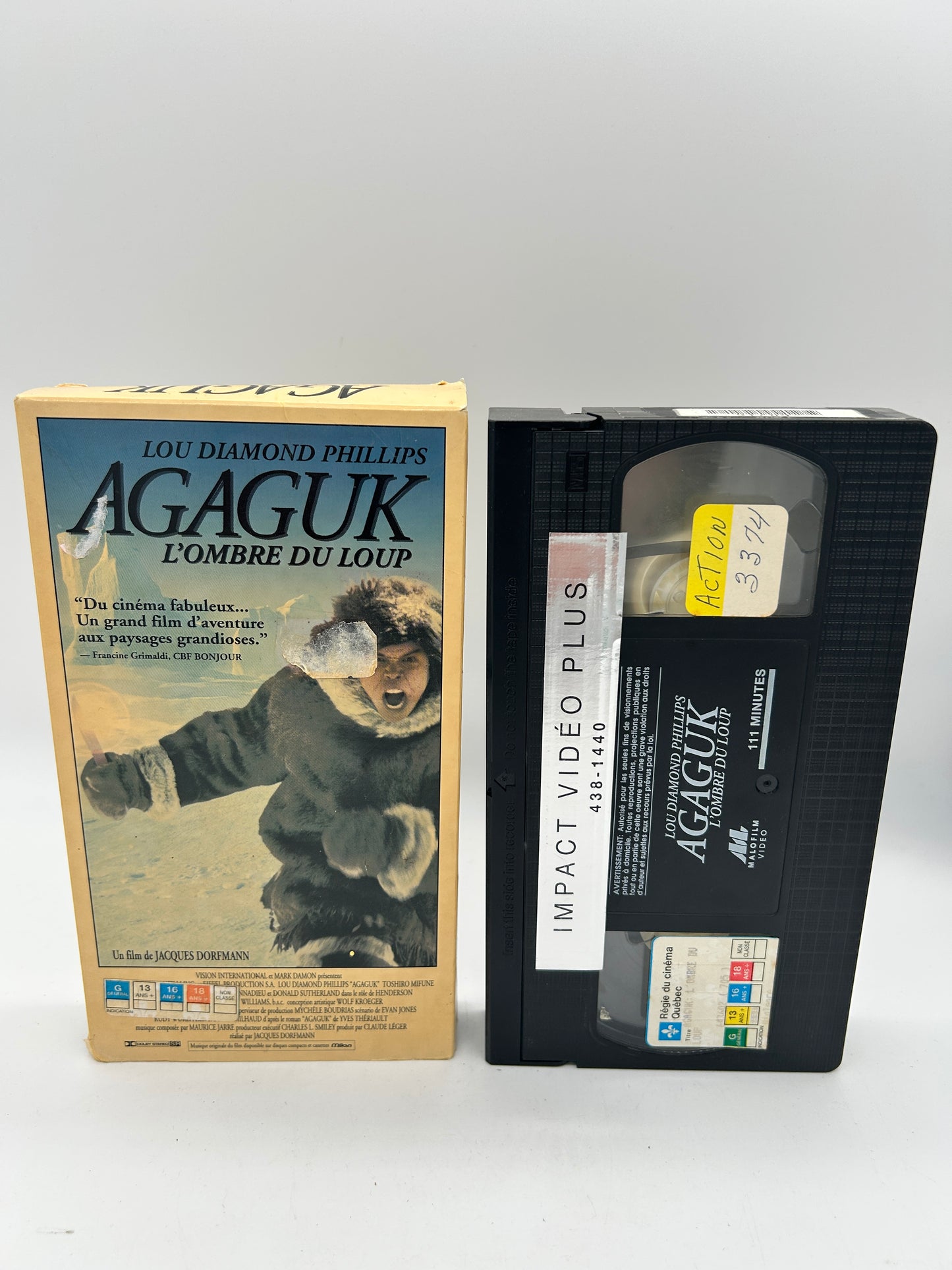 FiLM VHS FRANCAiS | AGAGUK L'OMBRE DU LOUP 