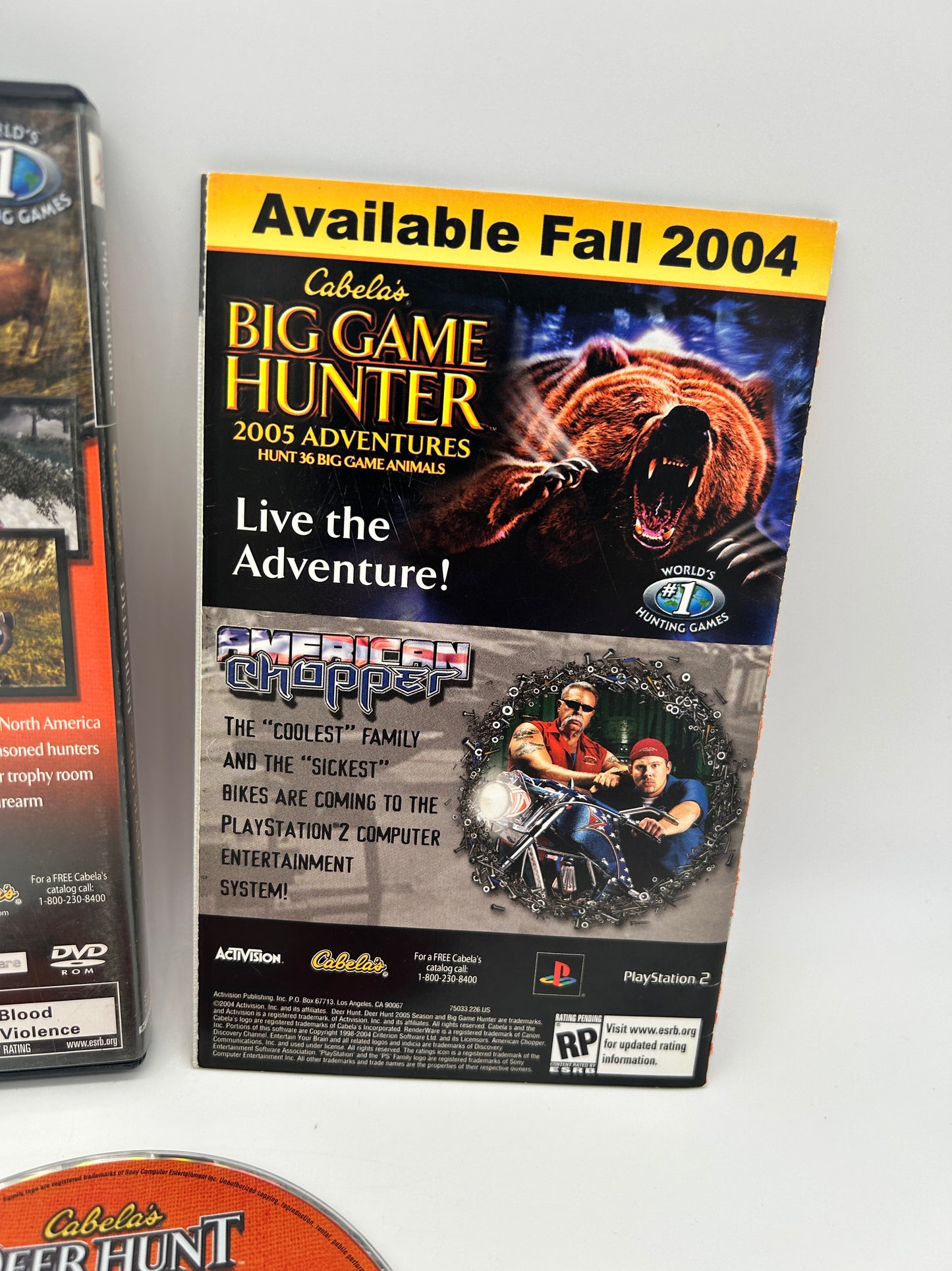 SONY PLAYSTATiON 2 [PS2] | CABELAS DEER HUNT 2005 SEASON