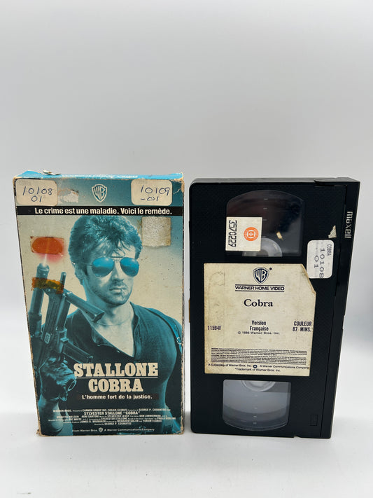 FiLM VHS FRANCAiS | COBRA L'HOMME FORT DE LA JUSTiCE