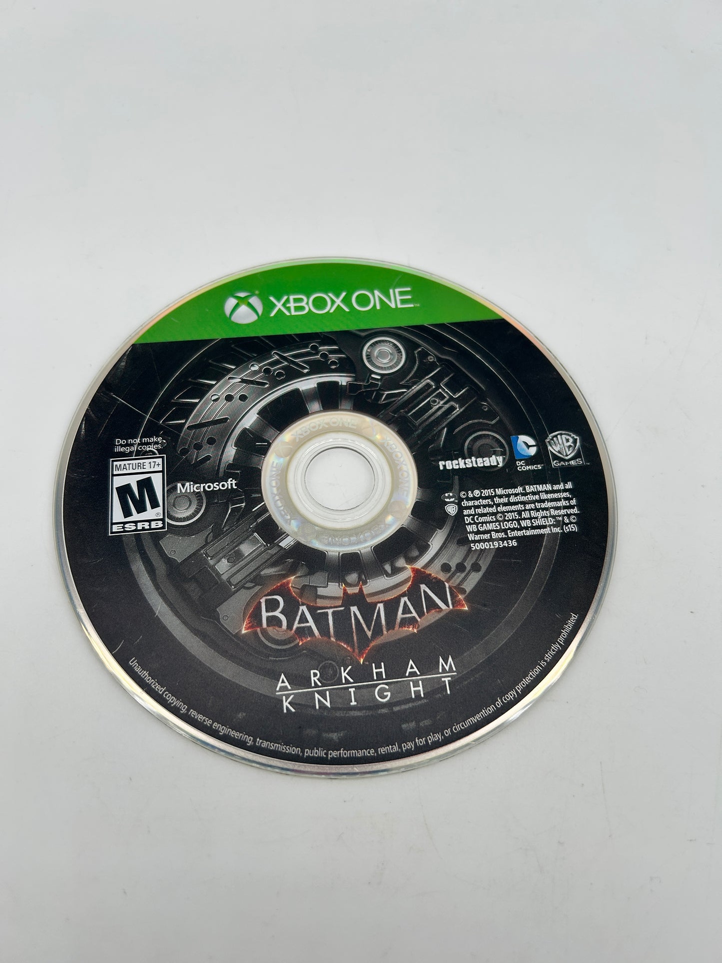 PiXEL-RETRO.COM : MICROSOFT XBOX ONE COMPLETE CIB BOX MANUAL GAME NTSC BATMAN ARKHAM KNIGHT