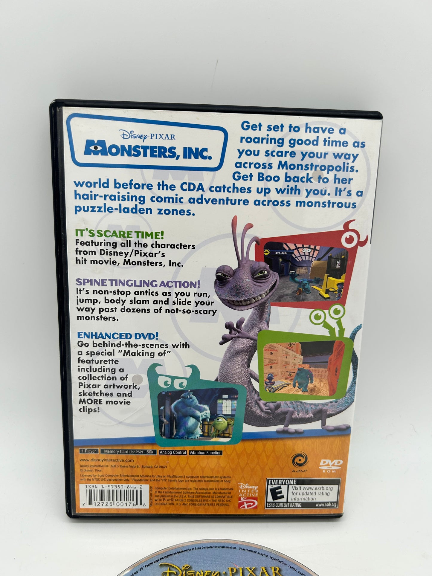 SONY PLAYSTATiON 2 [PS2] | MONSTERS inC | DISNEY PiXAR CLASSiCS