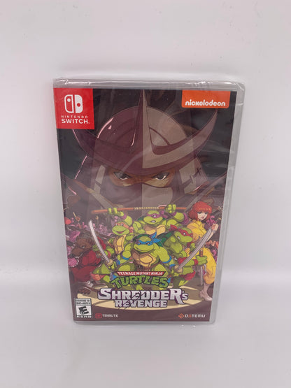 PiXEL-RETRO.COM : NINTENDO SWITCH NEW SEALED IN BOX COMPLETE MANUAL GAME NTSC TEENAGE MUTANT NINJA TURTLES SHREDDERS REVENGE