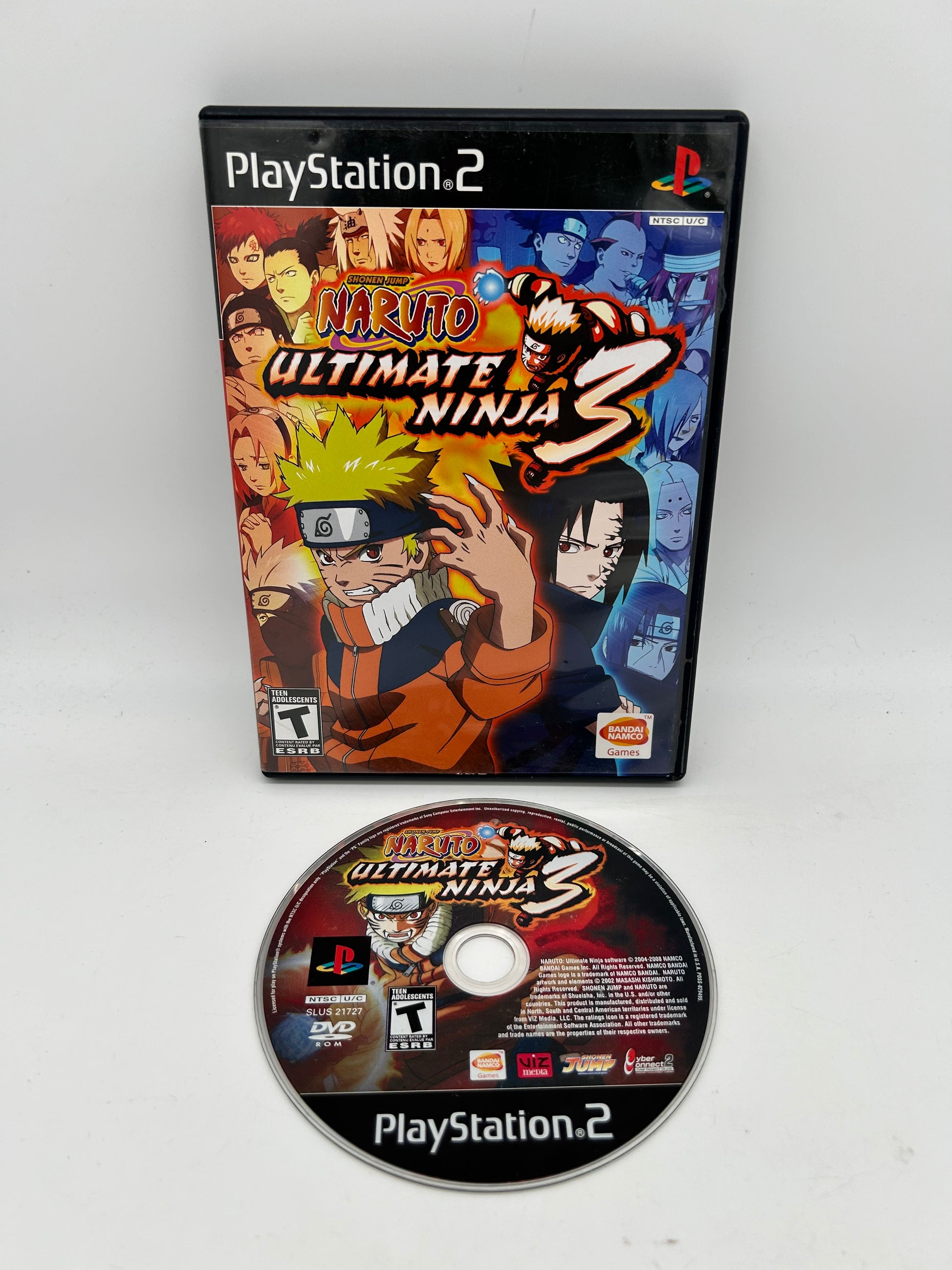 PiXEL-RETRO.COM : SONY PLAYSTATION 2 (PS2) COMPLET CIB BOX MANUAL GAME NTSC NARUTO ULTIMATE NINJA 3