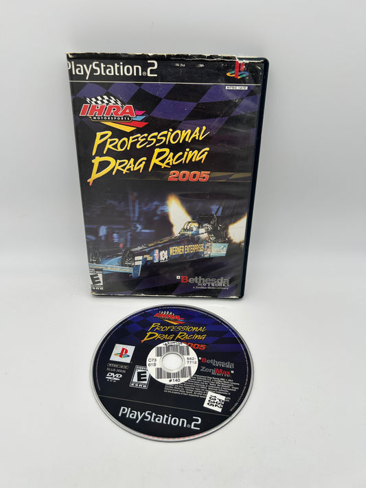 PiXEL-RETRO.COM : SONY PLAYSTATION 2 (PS2) COMPLET CIB BOX MANUAL GAME NTSC IHRA MOTORSPORTS DRAG RACING 2005
