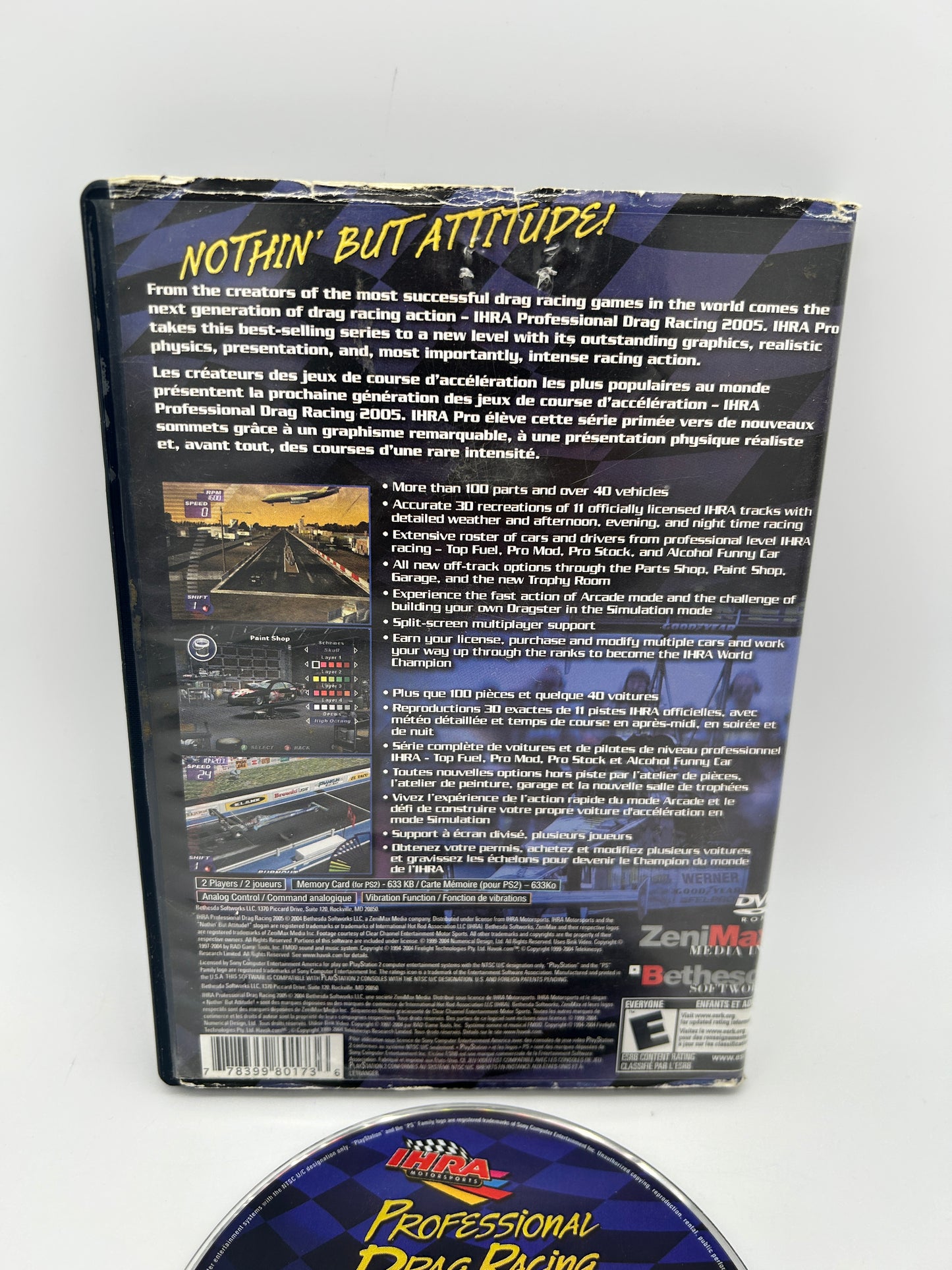 SONY PLAYSTATiON 2 [PS2] | iHRA MOTORSPORTS DRAG RACiNG 2005