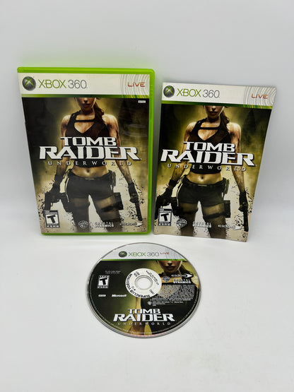 PiXEL-RETRO.COM : MICROSOFT XBOX 360 COMPLETE CIB BOX MANUAL GAME NTSC TOMB RAIDER UNDERWORLD