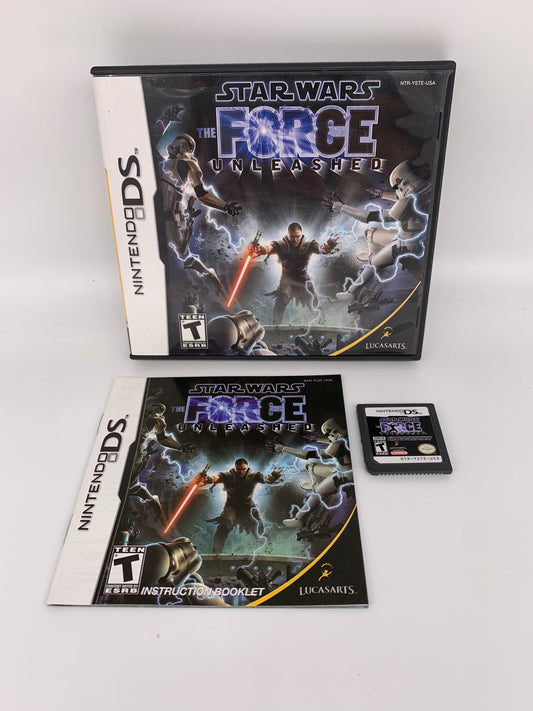 PiXEL-RETRO.COM : NINTENDO DS (DS) COMPLETE CIB BOX MANUAL GAME NTSC STAR WARS THE FORCE UNLEASHED