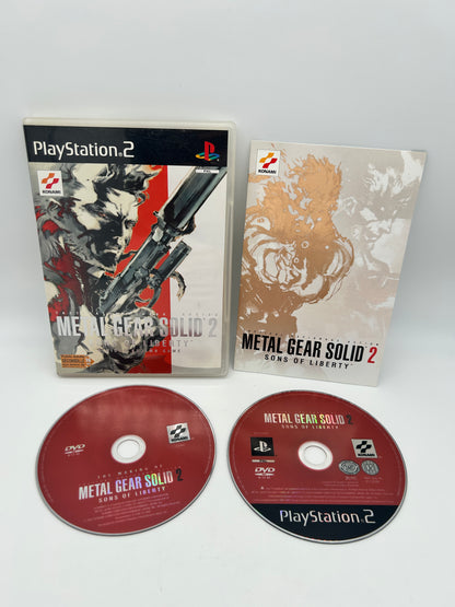 PiXEL-RETRO.COM : SONY PLAYSTATION 2 (PS2) COMPLET CIB BOX MANUAL GAME PAL METAL GEAR SOLID 2 SONS OF LIBERTY