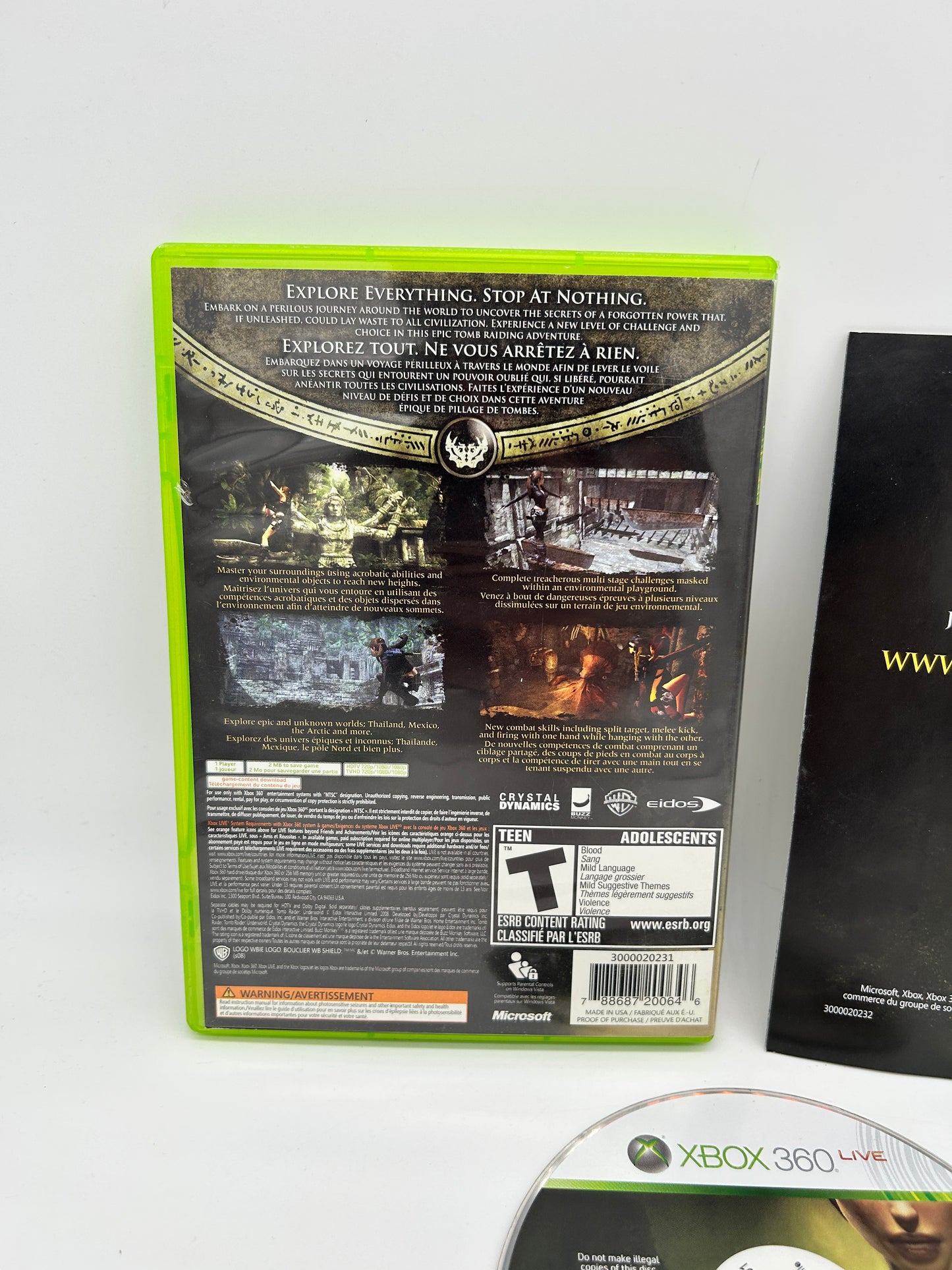 Microsoft XBOX 360 | TOMB RAiDER UNDERWORLD