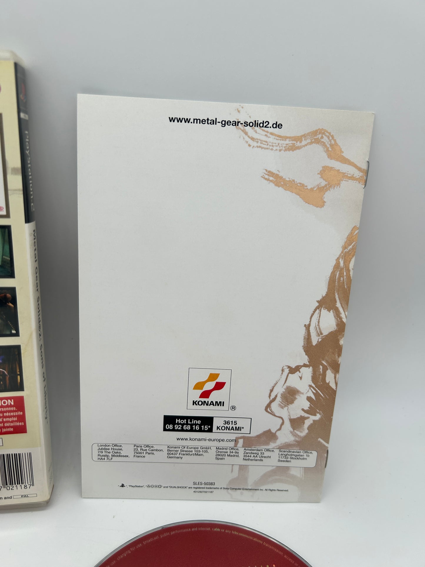 SONY PLAYSTATiON 2 [PS2] | METAL GEAR SOLiD 2 SONS OF LIBERTY