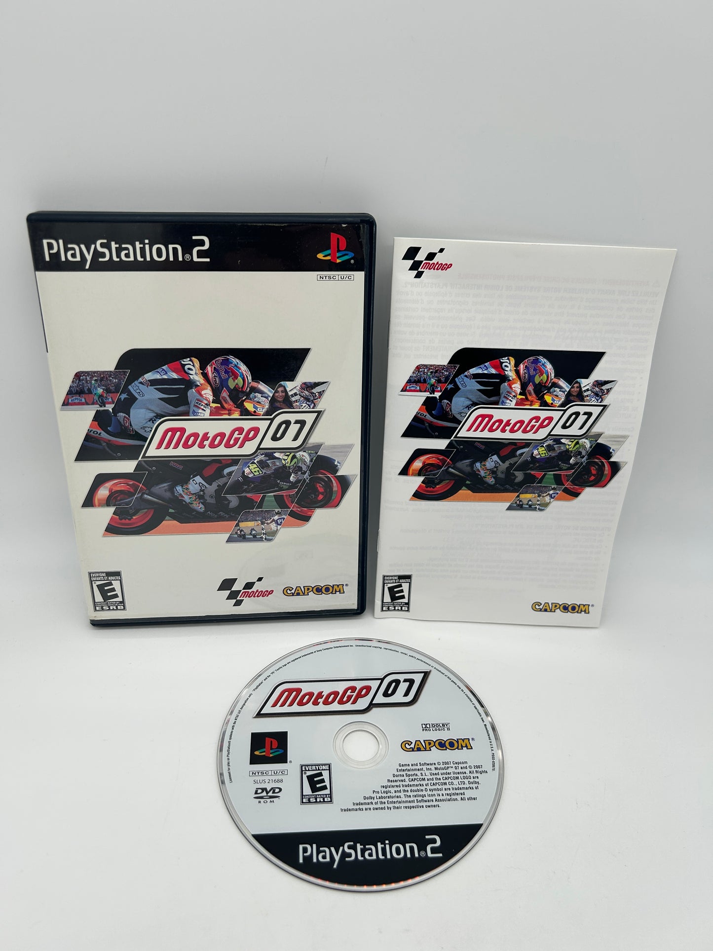 PiXEL-RETRO.COM : SONY PLAYSTATION 2 (PS2) COMPLET CIB BOX MANUAL GAME NTSC MOTOGP 07