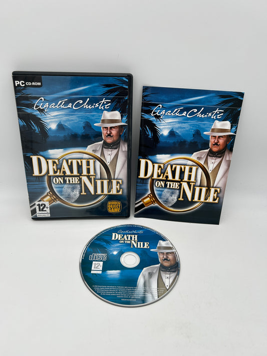 PiXEL-RETRO.COM : COMPUTER (PC) COMPLETE CIB BOX MANUAL GAME NTSC AGATHA CRISTIE DEATH ON THE NILE
