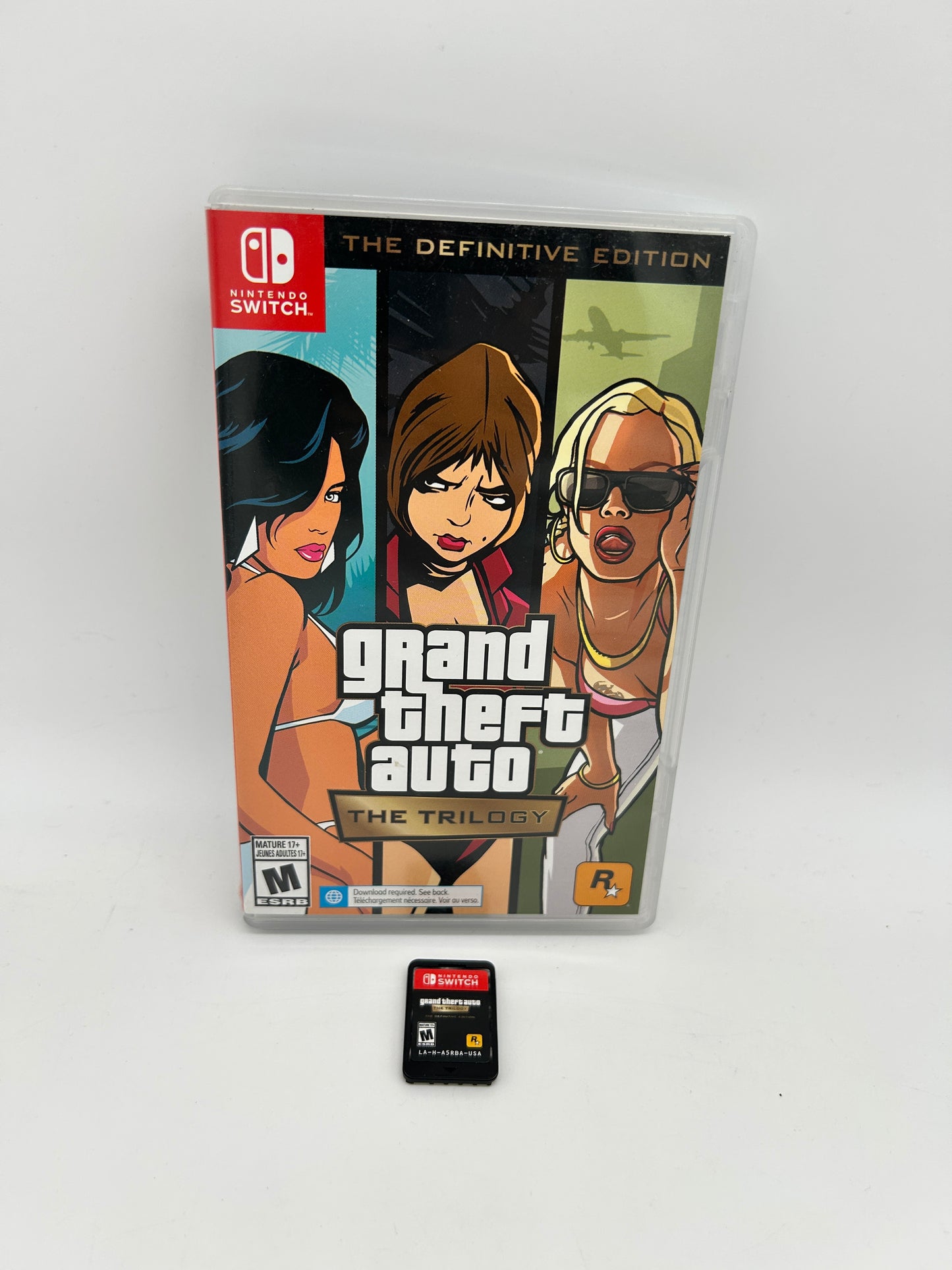 PiXEL-RETRO.COM : NINTENDO SWITCH COMPLETE IN BOX MANUAL GAME NTSC GRAND THEFT AUTO THE TRILOGY
