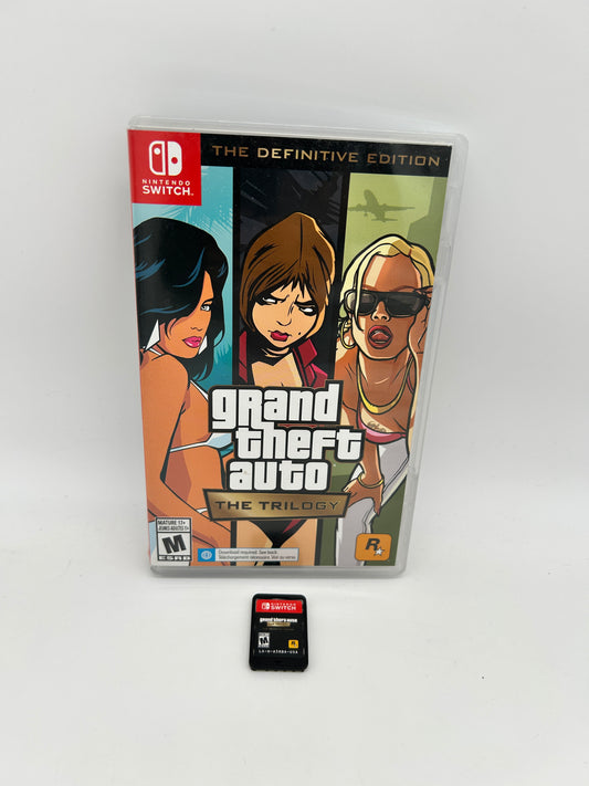 PiXEL-RETRO.COM : NINTENDO SWITCH COMPLETE IN BOX MANUAL GAME NTSC GRAND THEFT AUTO THE TRILOGY