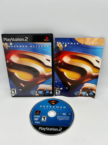 PiXEL-RETRO.COM : SONY PLAYSTATION 2 (PS2) COMPLET CIB BOX MANUAL GAME NTSC SUPERMAN RETURNS