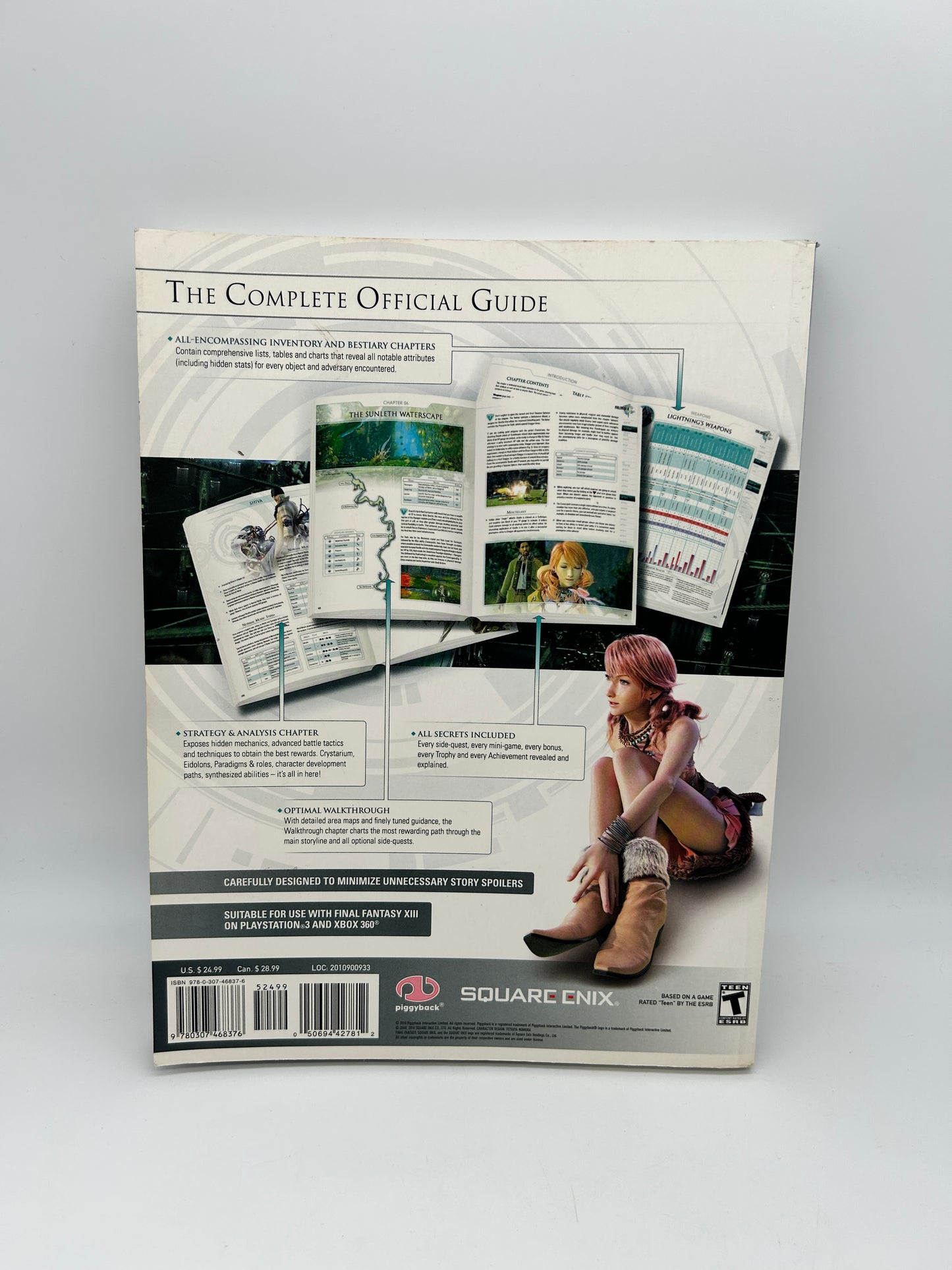 FiNAL FANTASY XIII STRATEGY GUIDE PiGGYBACK