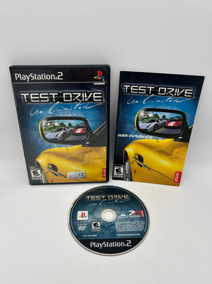 PiXEL-RETRO.COM : SONY PLAYSTATION 2 (PS2) COMPLET CIB BOX MANUAL GAME NTSC TEST DRIVE UNLIMITED