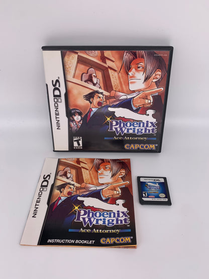 PiXEL-RETRO.COM : NINTENDO DS (DS) COMPLETE CIB BOX MANUAL GAME NTSC PHOENIX WRIGHT ACE ATTORNEY