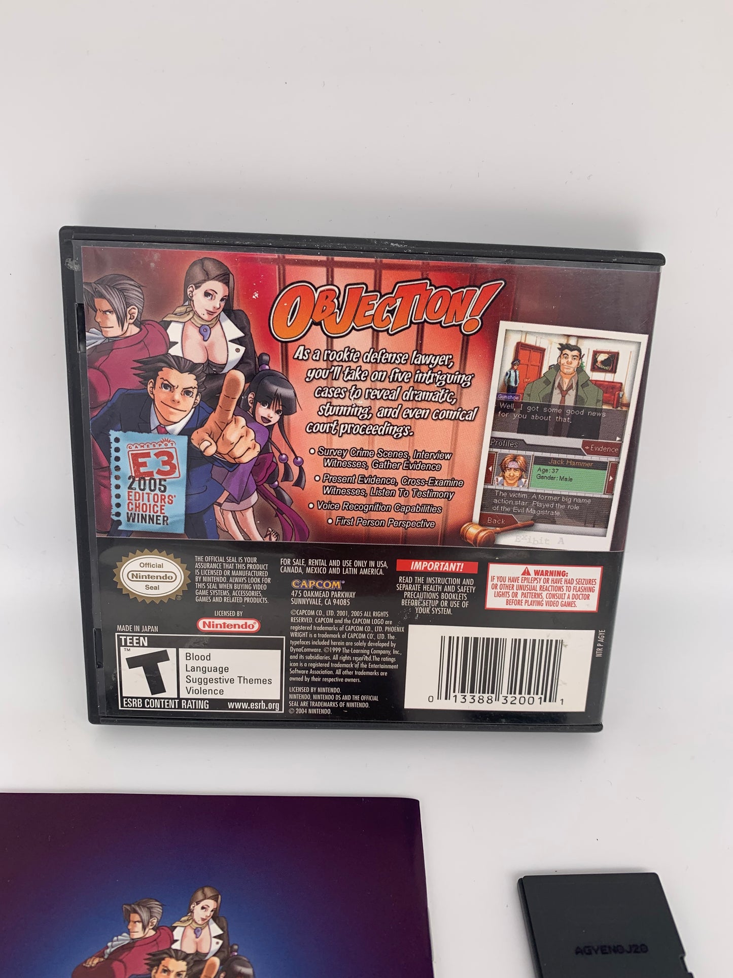 NiNTENDO DS | PHOENiX WRiGHT ACE ATTORNEY