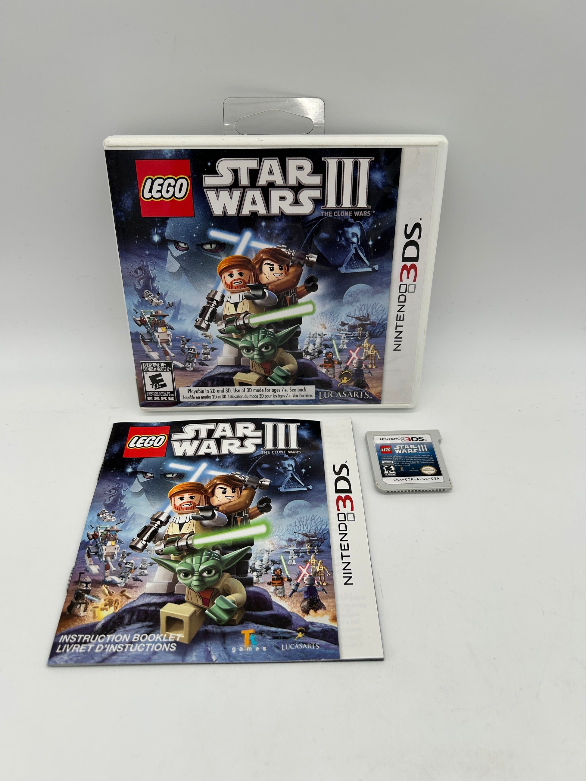 PiXEL-RETRO.COM : NINTENDO 3DS (3DS) COMPLETE CIB BOX MANUAL GAME NTSC LEGO STAR WARS III