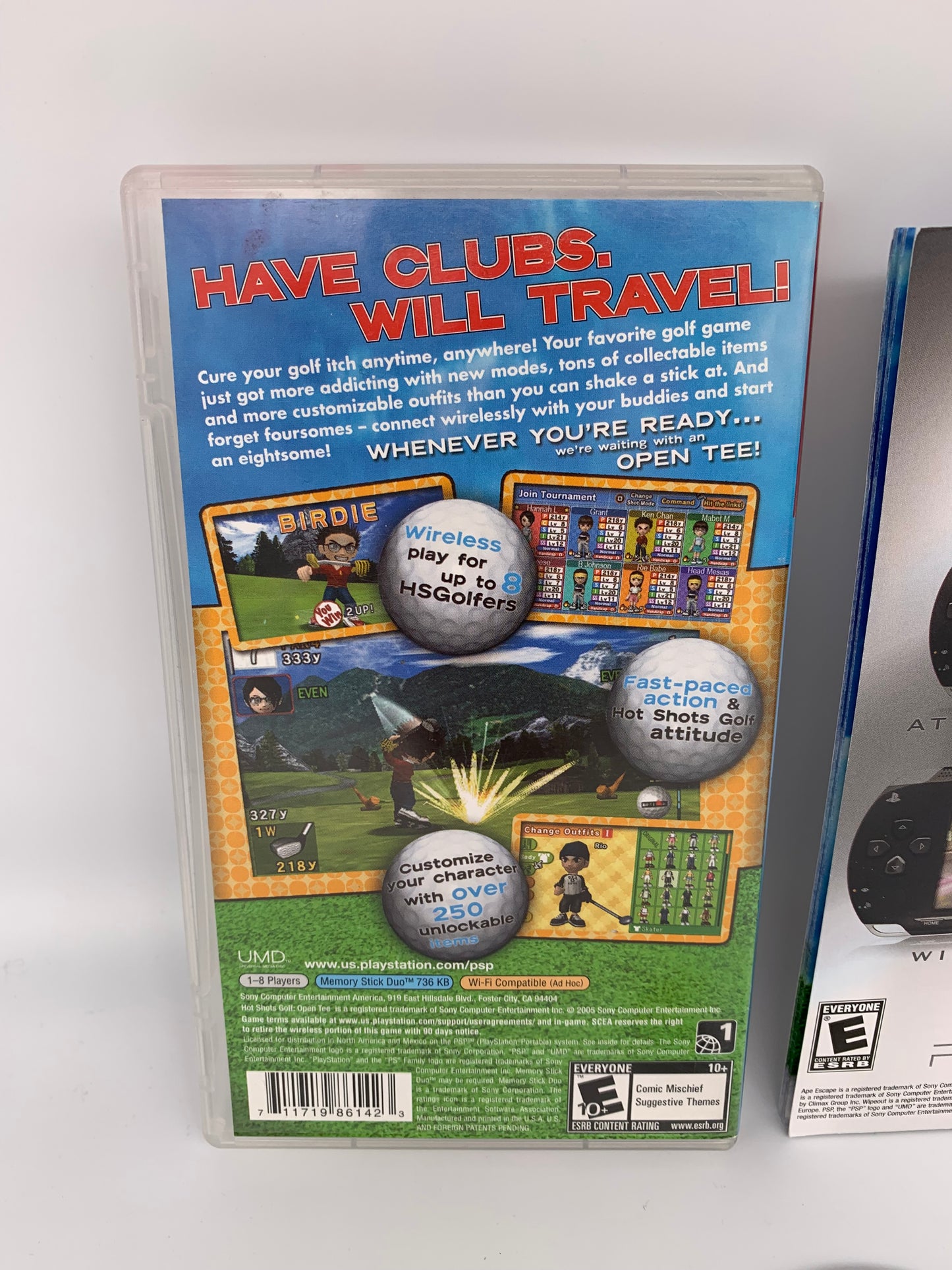 SONY PLAYSTATiON PORTABLE [PSP] | HOT SHOTS GOLF OPEN TEE | GREATEST HiTS