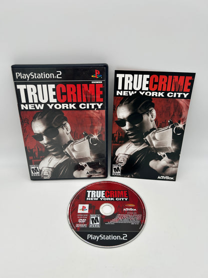 PiXEL-RETRO.COM : SONY PLAYSTATION 2 (PS2) COMPLET CIB BOX MANUAL GAME NTSC TRUE CRIME NEW YORK CITY