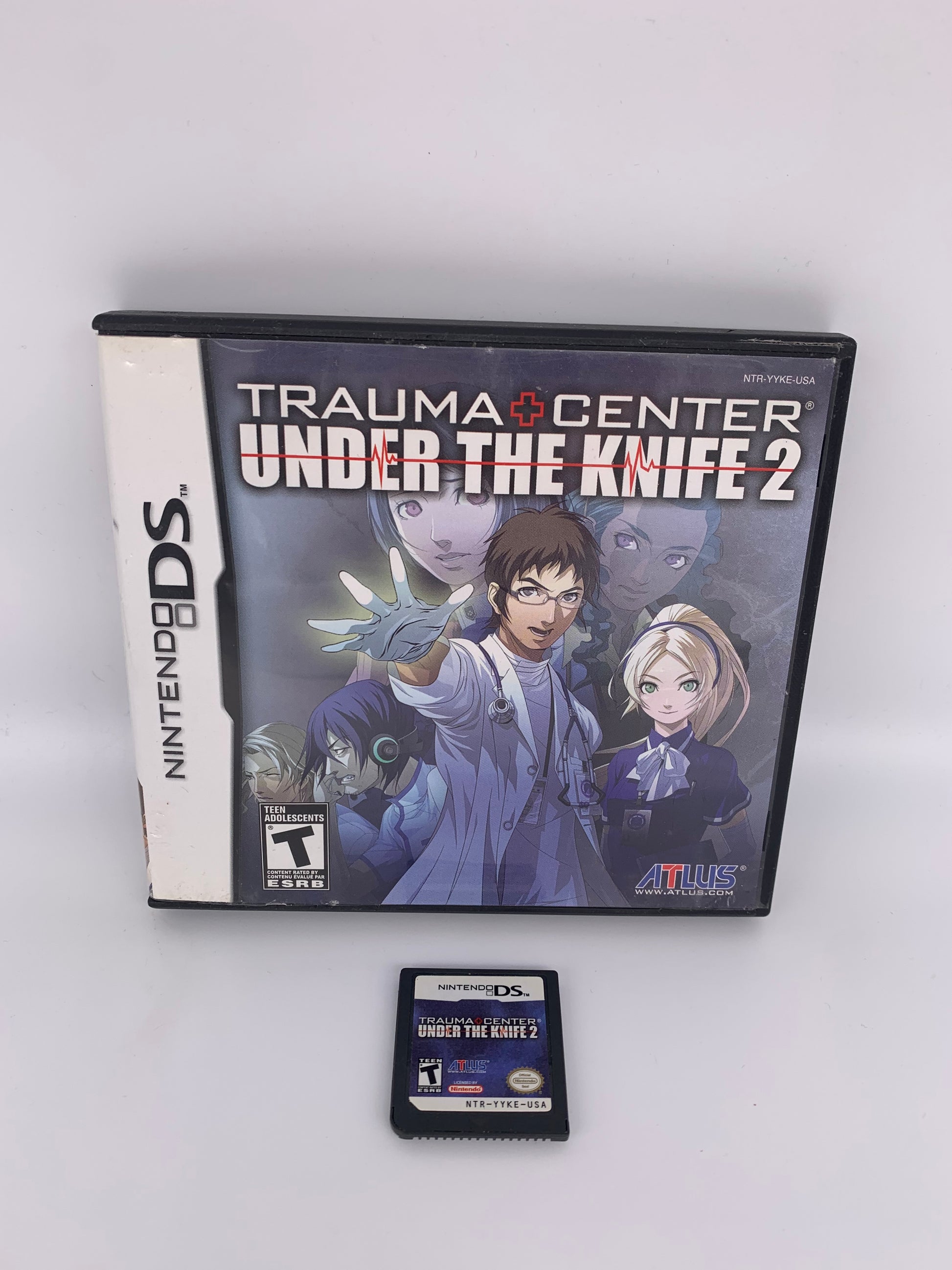 PiXEL-RETRO.COM : NINTENDO DS (DS) COMPLETE CIB BOX MANUAL GAME NTSC TRAUMA CENTER UNDER THE KNIFE 2