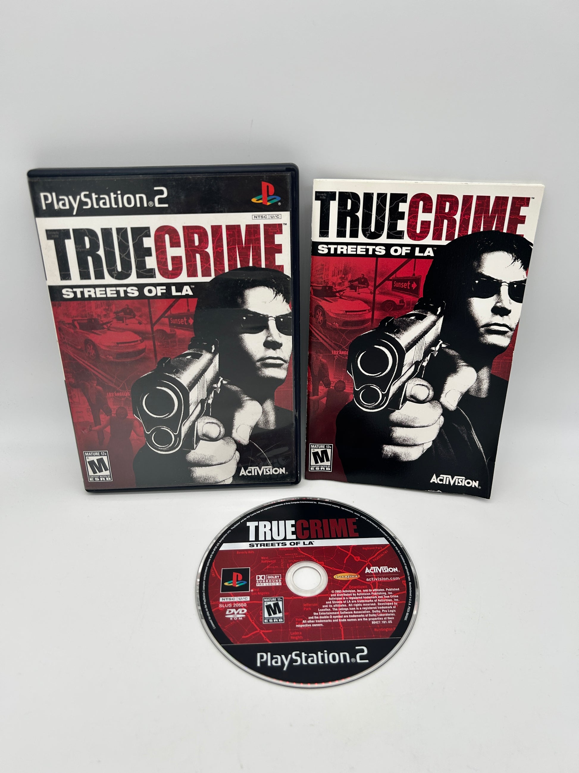 PiXEL-RETRO.COM : SONY PLAYSTATION 2 (PS2) COMPLET CIB BOX MANUAL GAME NTSC TRUE CRIME STREETS OF LA