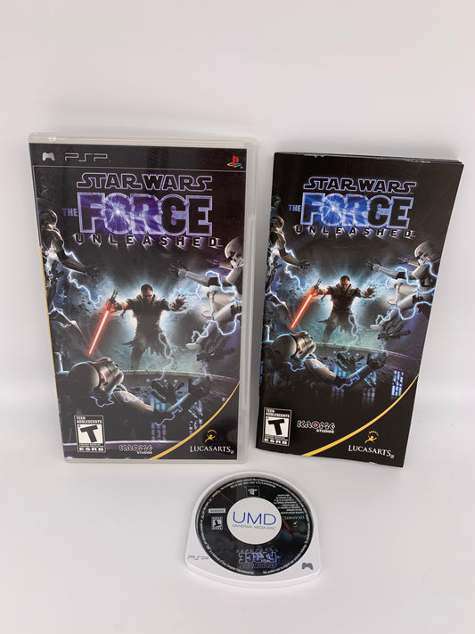 PiXEL-RETRO.COM : SONY PLAYSTATION PORTABLE (PSP) COMPLET CIB BOX MANUAL GAME NTSC STAR WARS THE FORCE UNLEASHED