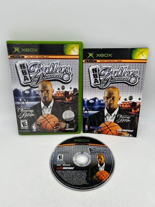 PiXEL-RETRO.COM : MICROSOFT XBOX COMPLETE CIB BOX MANUAL GAME NTSC NBA BALLERS PHENOM