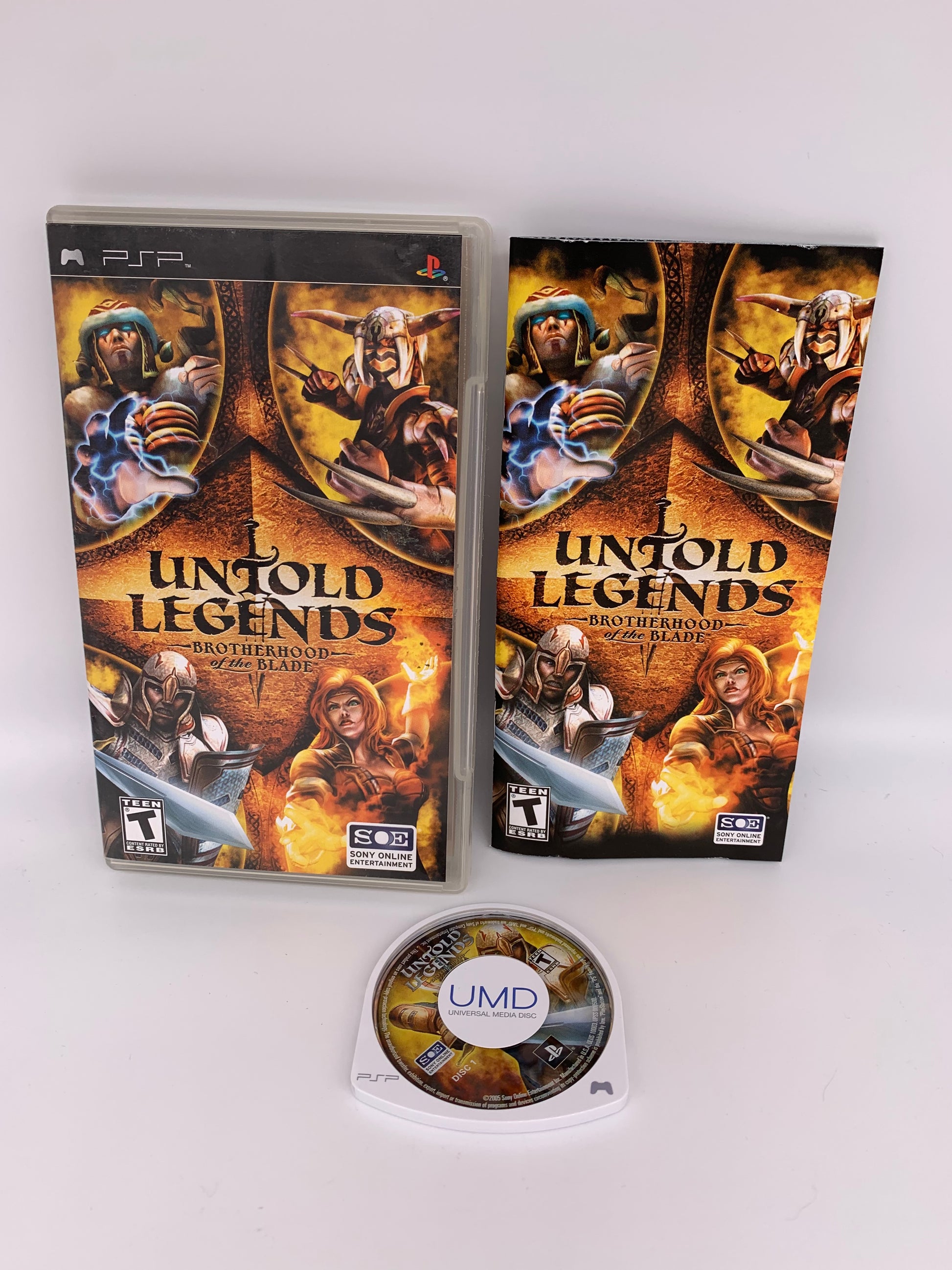 SONY PLAYSTATiON PORTABLE PSP UNTOLD LEGENDS BROTHERHOOD OF THE BLADE –  PiXEL-RETRO.COM