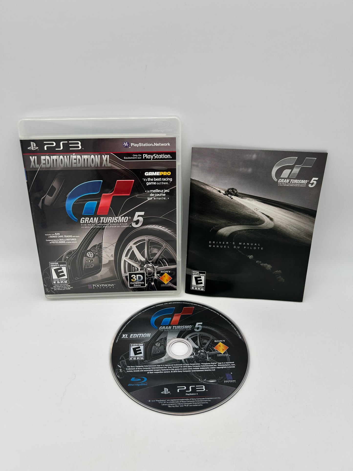PiXEL-RETRO.COM : SONY PLAYSTATION 3 (PS3) COMPLET CIB BOX MANUAL GAME NTSC GRAN TURISMO 5 XL EDITION
