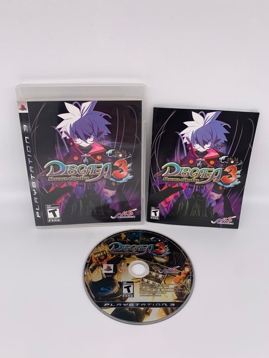 PiXEL-RETRO.COM : SONY PLAYSTATION 3 (PS3) COMPLET CIB BOX MANUAL GAME NTSC DISGAEA 3 ABSENCE OF JUSTICE