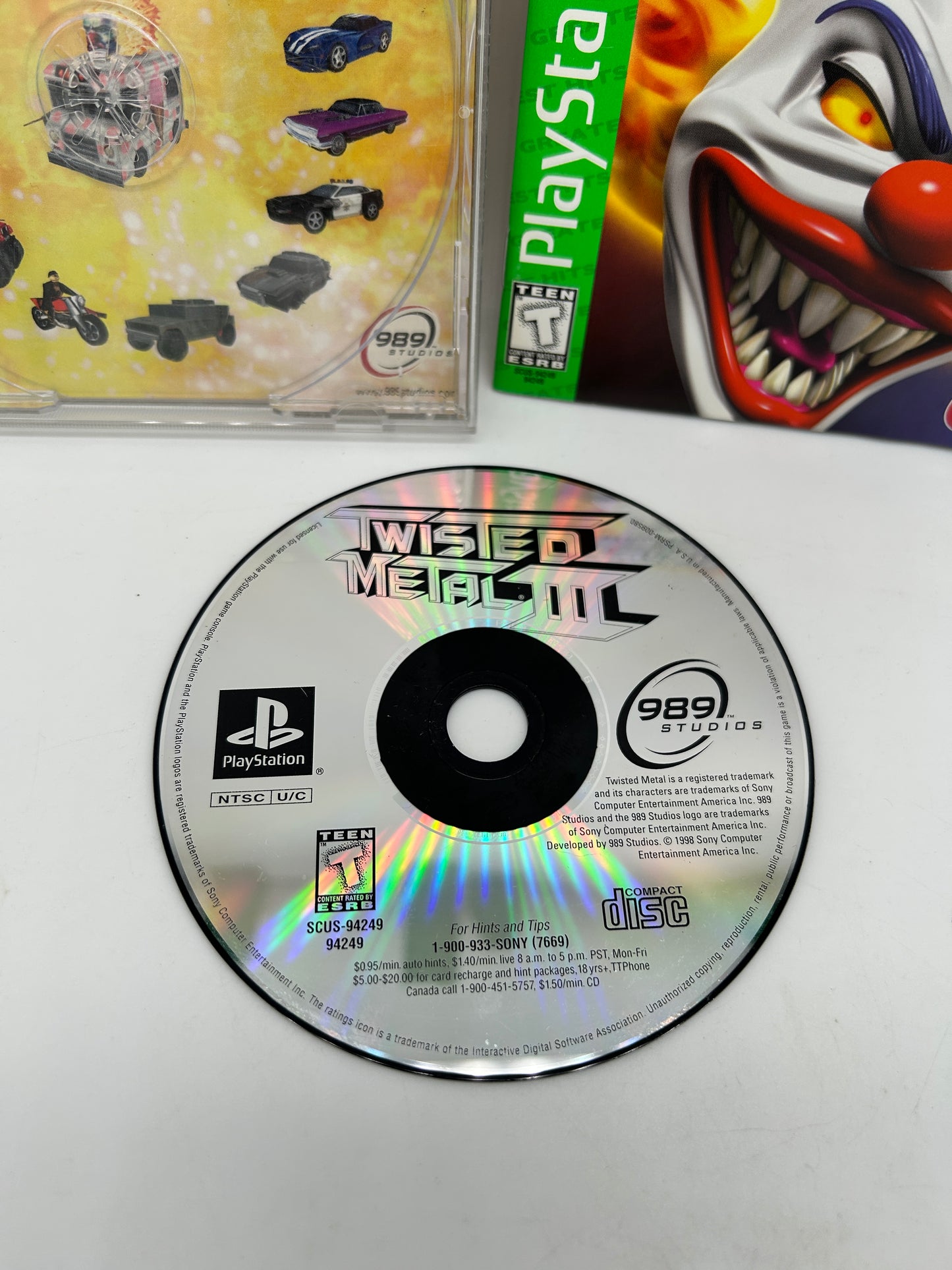 SONY PLAYSTATiON [PS1] | TWiSTED METAL III | GREATEST HiTS