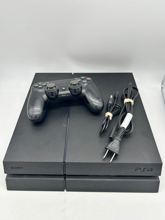 PiXEL-RETRO.COM : SONY PLAYSTATION 4 (PS4) ORIGINAL SYSTEM CONSOLE, CONTROLLER, POWER SUPPLY, NTSC 500gb CHU-1215A