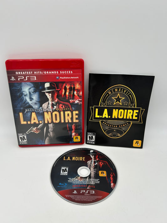 PiXEL-RETRO.COM : SONY PLAYSTATION 3 (PS3) COMPLET CIB BOX MANUAL GAME NTSC L.A. NOIRE