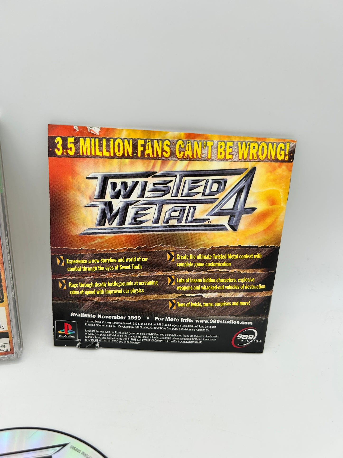 SONY PLAYSTATiON [PS1] | TWiSTED METAL III | GREATEST HiTS