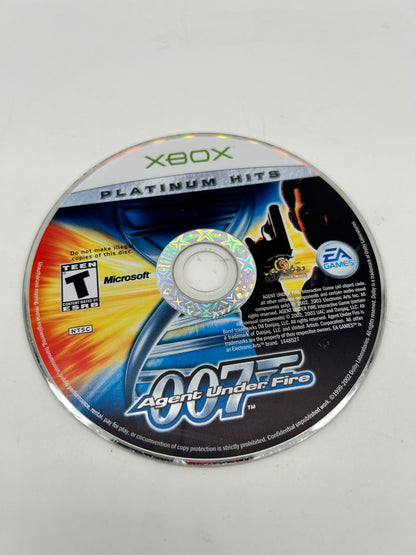 PiXEL-RETRO.COM : MICROSOFT XBOX COMPLETE CIB BOX MANUAL GAME NTSC 007 AGENT UNDER FIRE