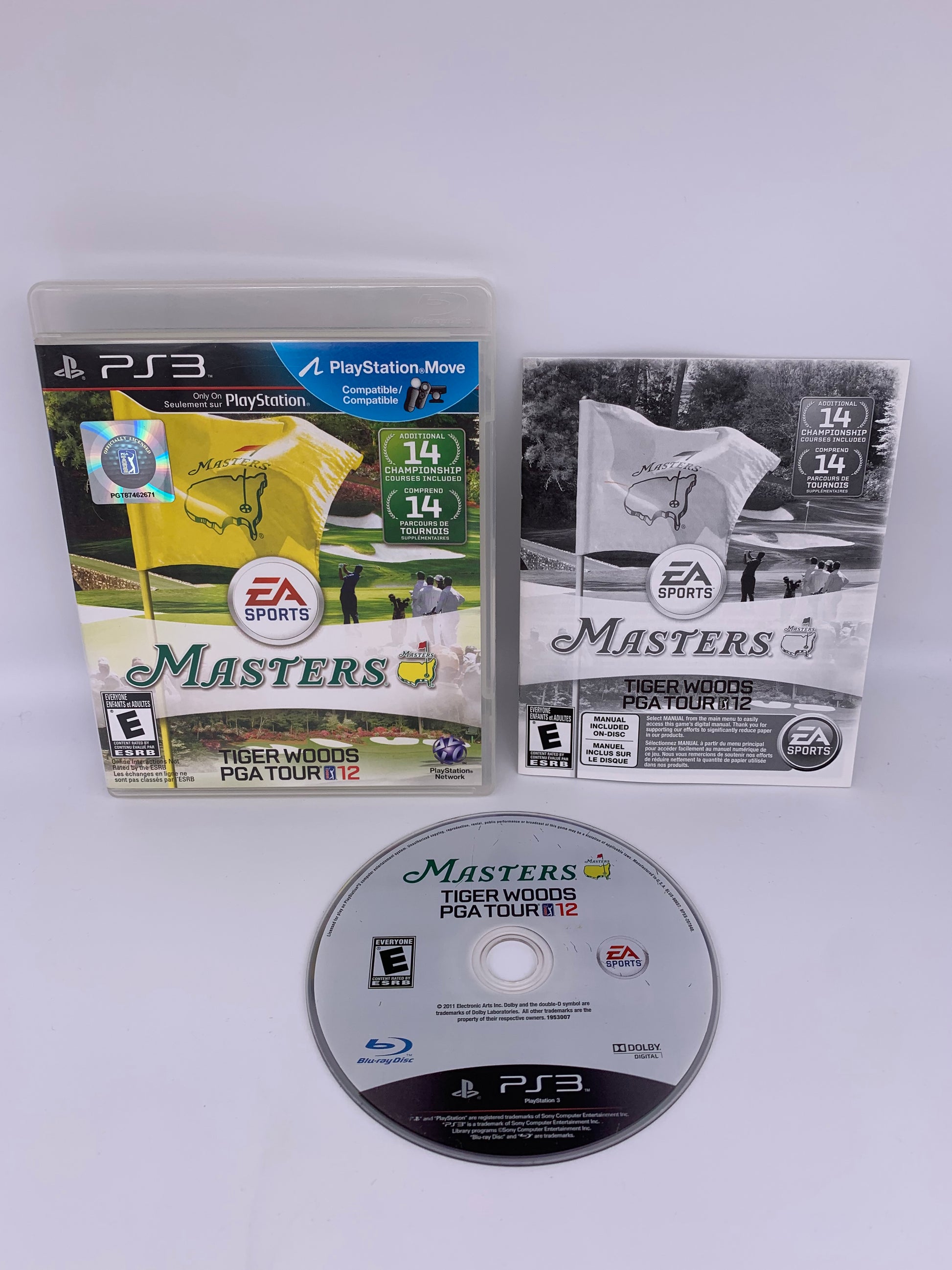 PiXEL-RETRO.COM : SONY PLAYSTATION 3 (PS3) COMPLET CIB BOX MANUAL GAME NTSC TIGER WOODS PGA TOUR 12 MASTERS