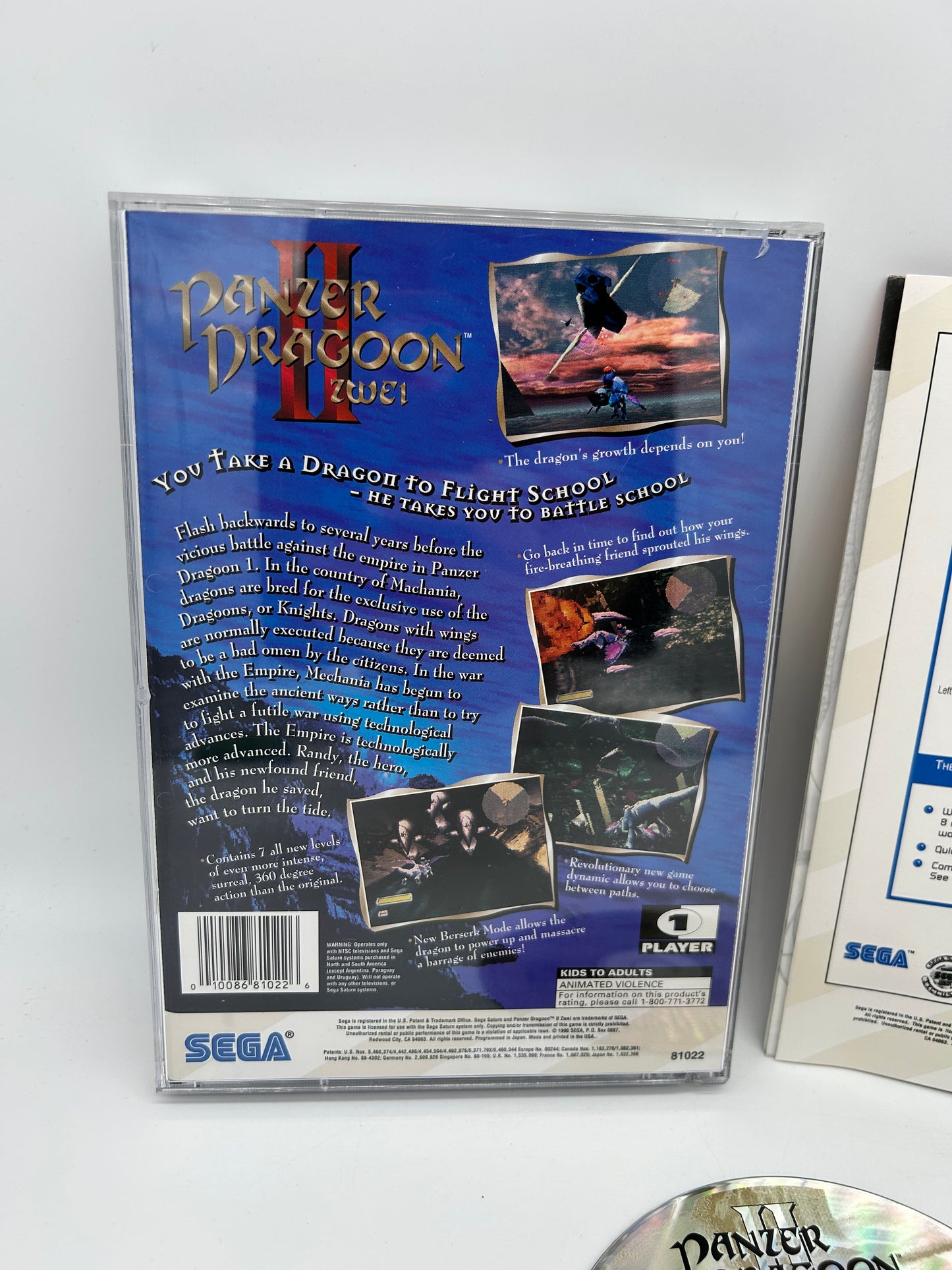 SEGA SATURN | PANZER DRAGOON II ZWEi