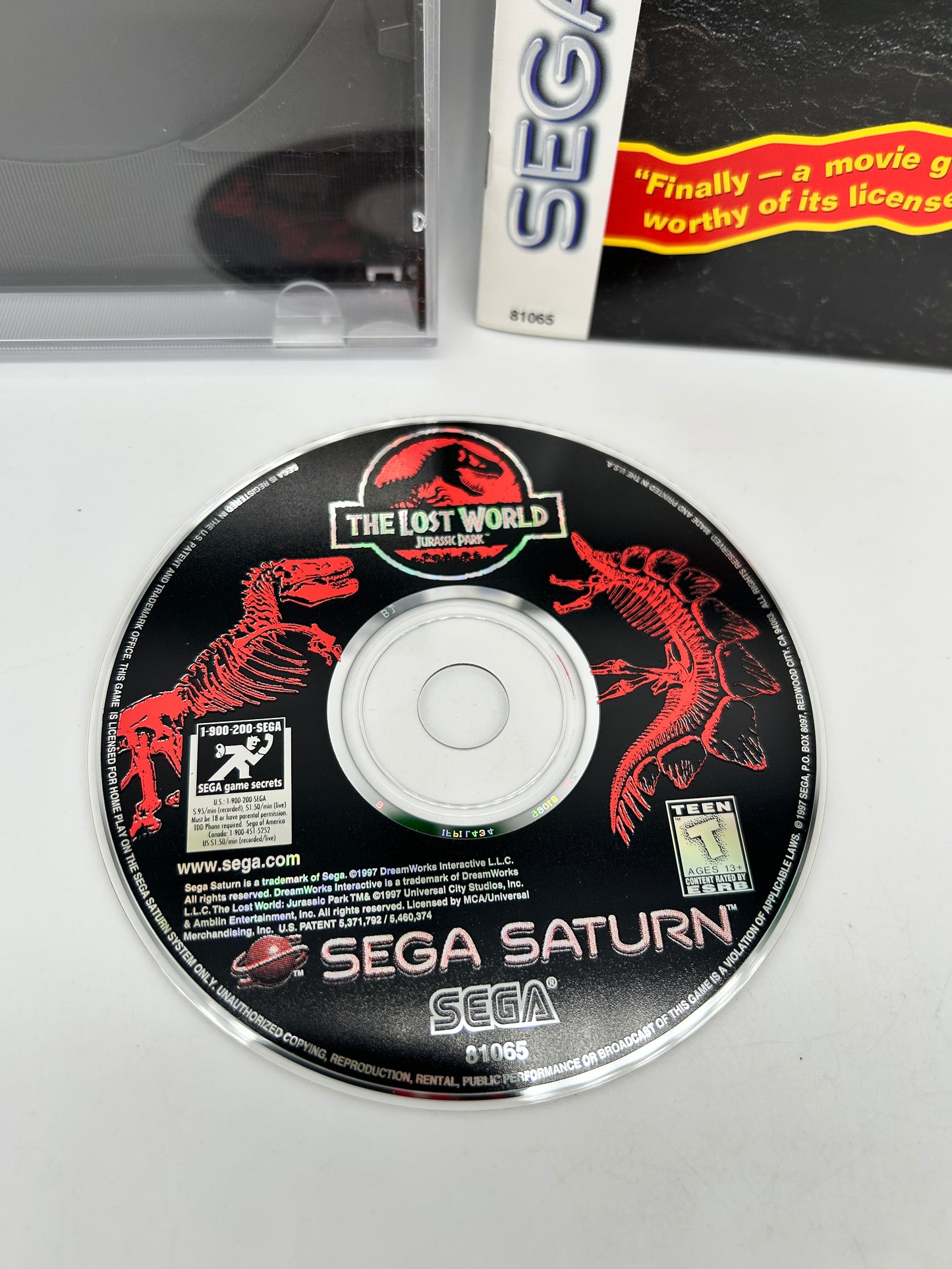 SEGA SATURN | THE LOST WORLD JURASSiC PARK