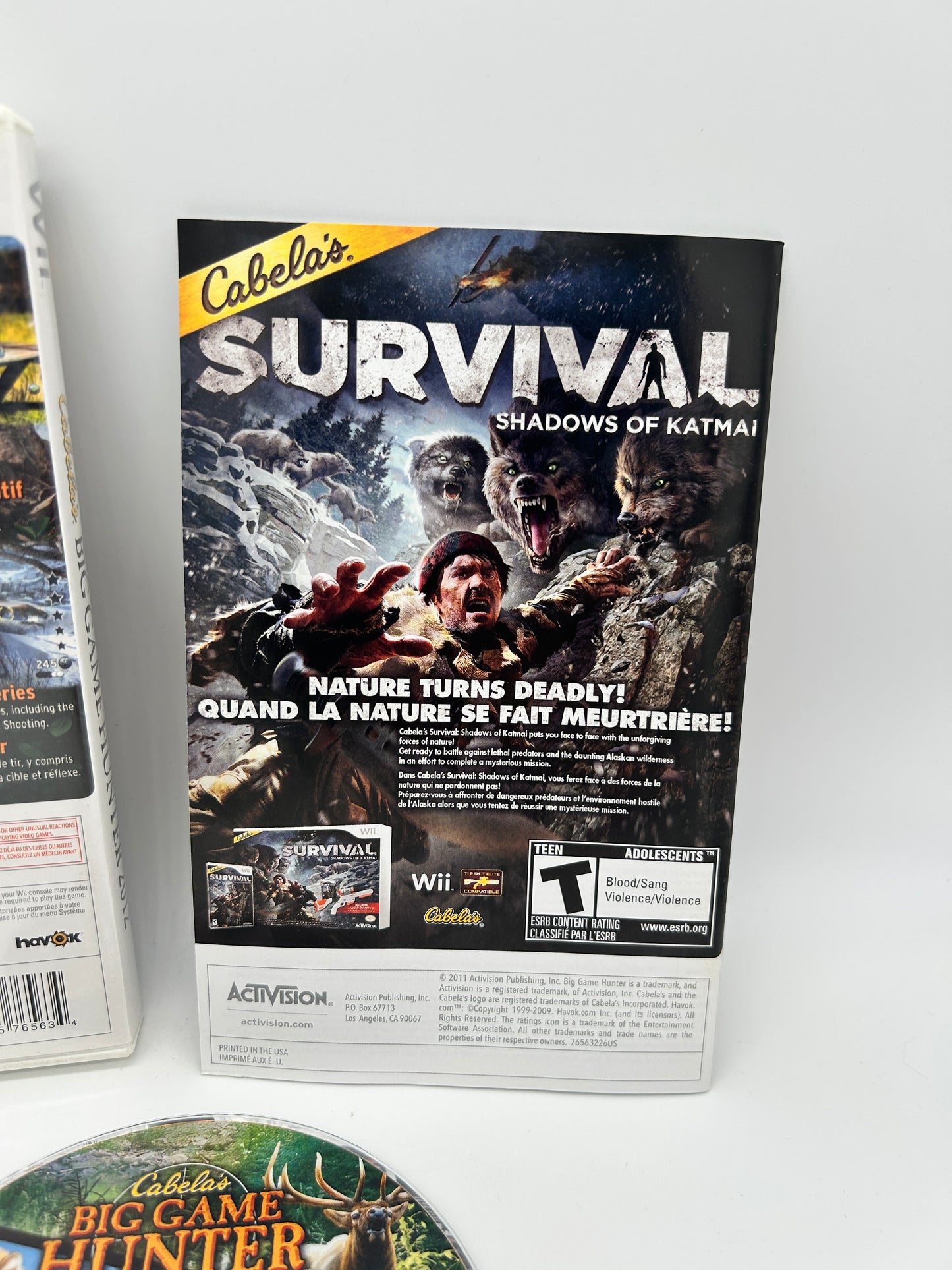 NiNTENDO Wii | CABELAS BiG GAME HUNTER 2012