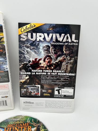 NiNTENDO Wii | CABELAS BiG GAME HUNTER 2012